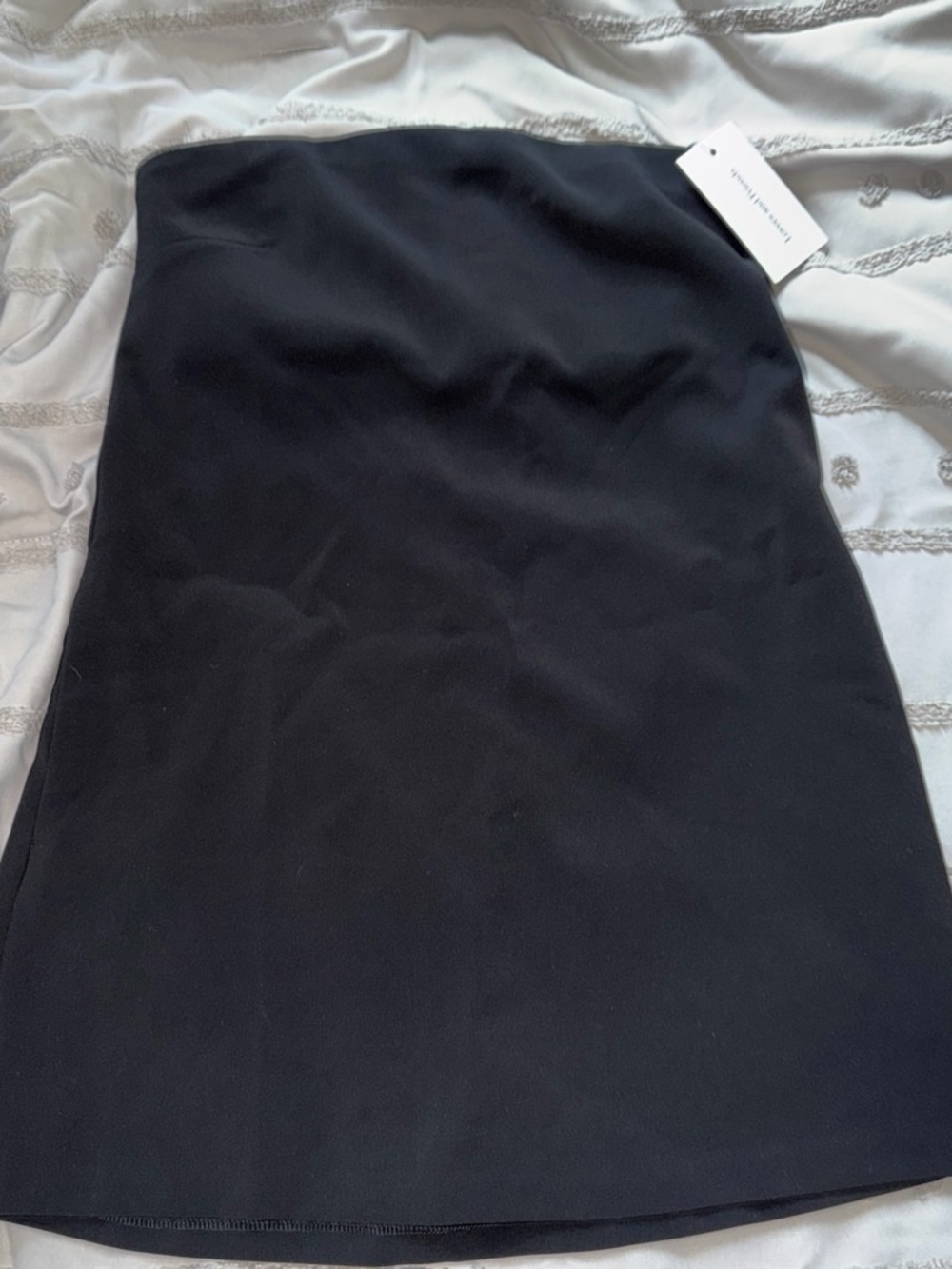Lovers + Friends Black Mini Skirt - Sleek Straight Fit